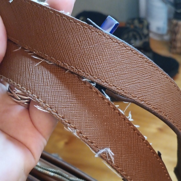 DKny Designer Brown Patterned Women's Bag - Picture 2 of 9